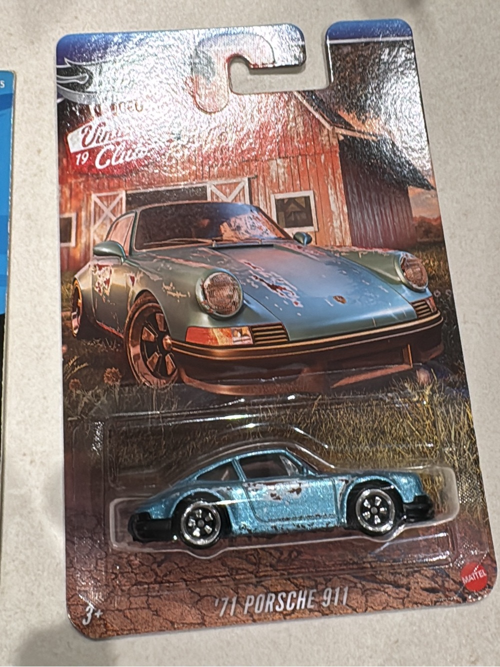Mattel Light Blue '71 Porsche 911 Die-Cast Car